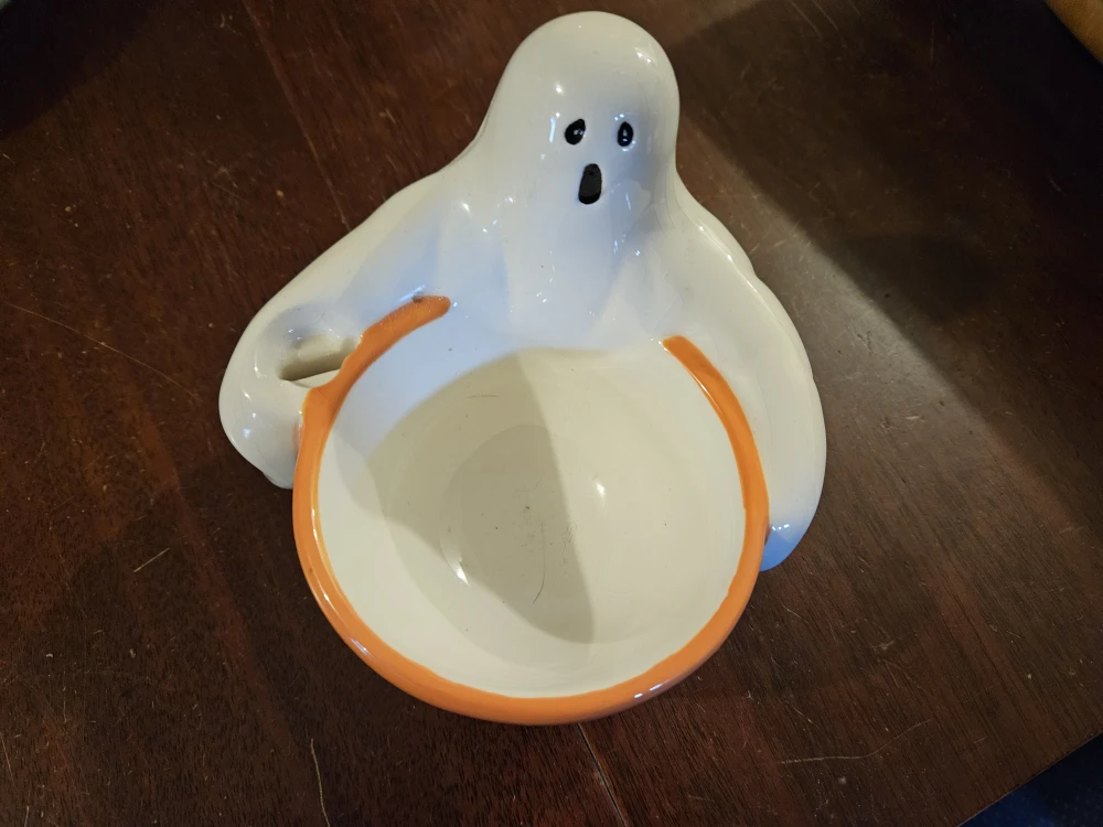 Halloween Spreader Knives & Ghost Candy Bowl Set - photo 4