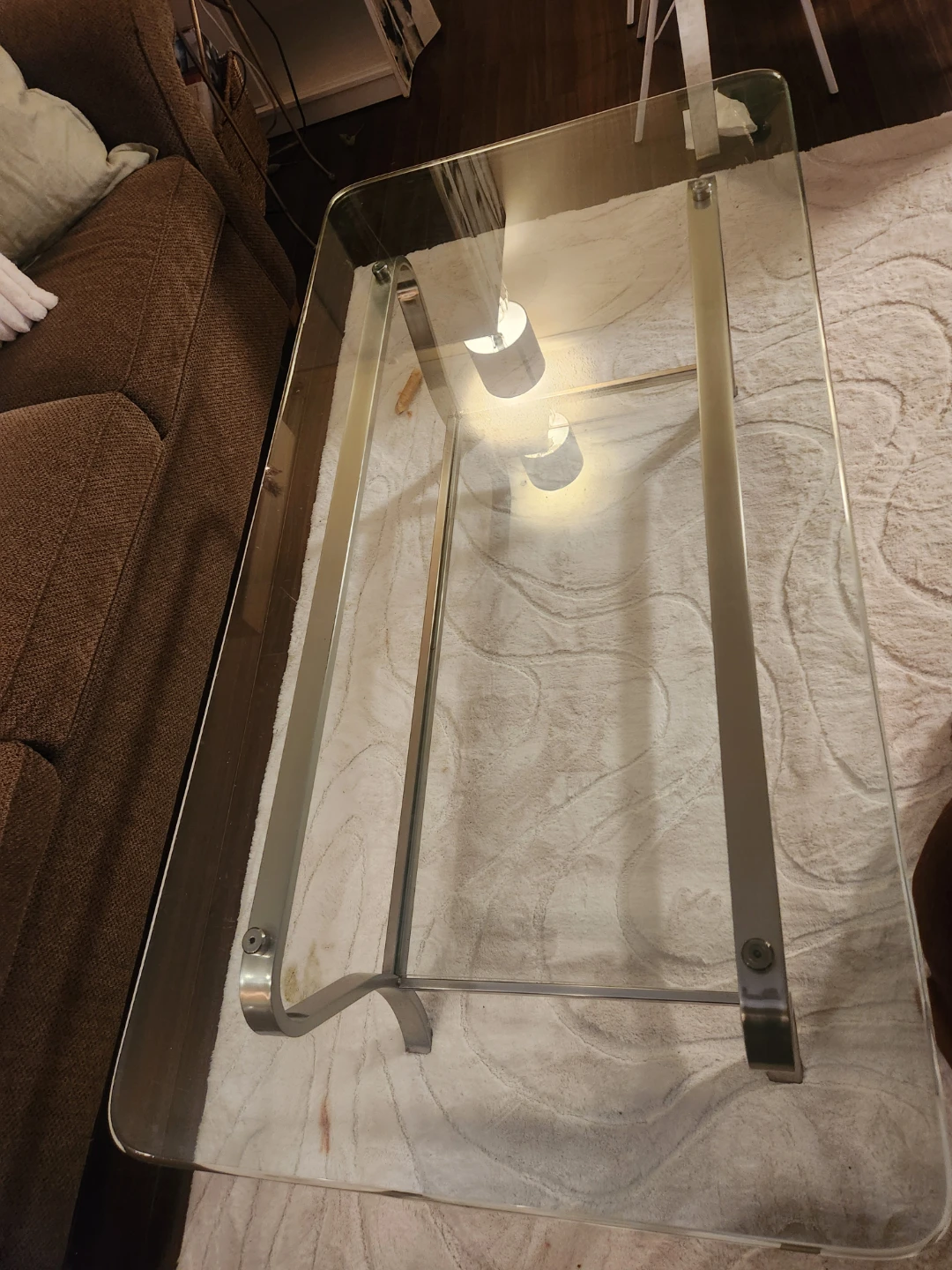 STYLUS sectional and glass coffee table - photo 2
