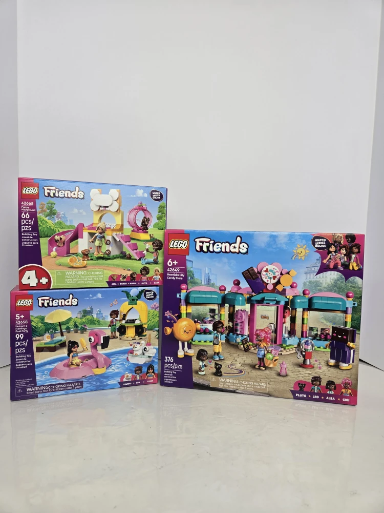 3 brand new sealed lego playsets  42649, 42658, 42665