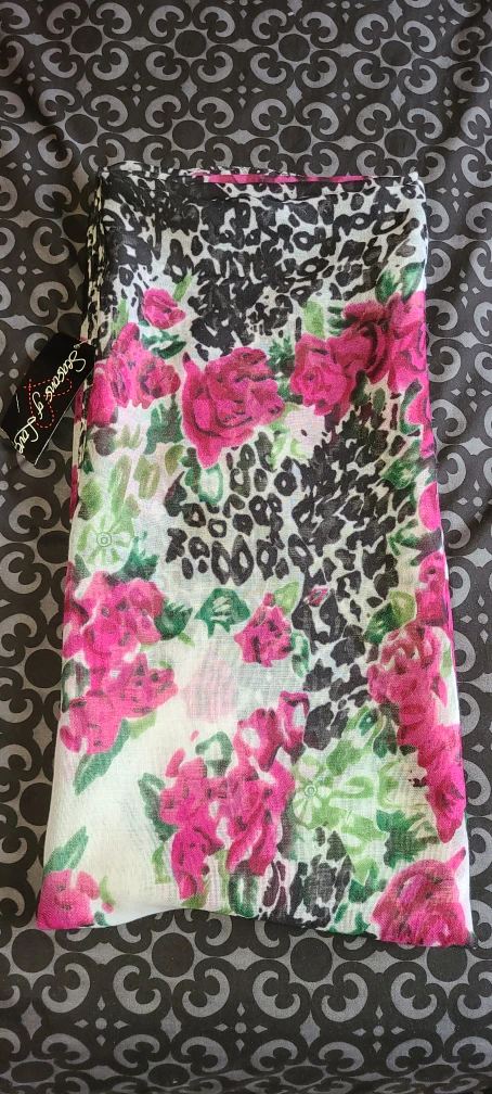 Seasons of Love Floral & Animal Print Scarf