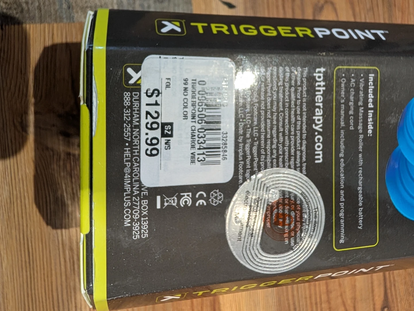 (NEW) Trigger Point Charge Vibe Vibrating Foam Roller - photo 4