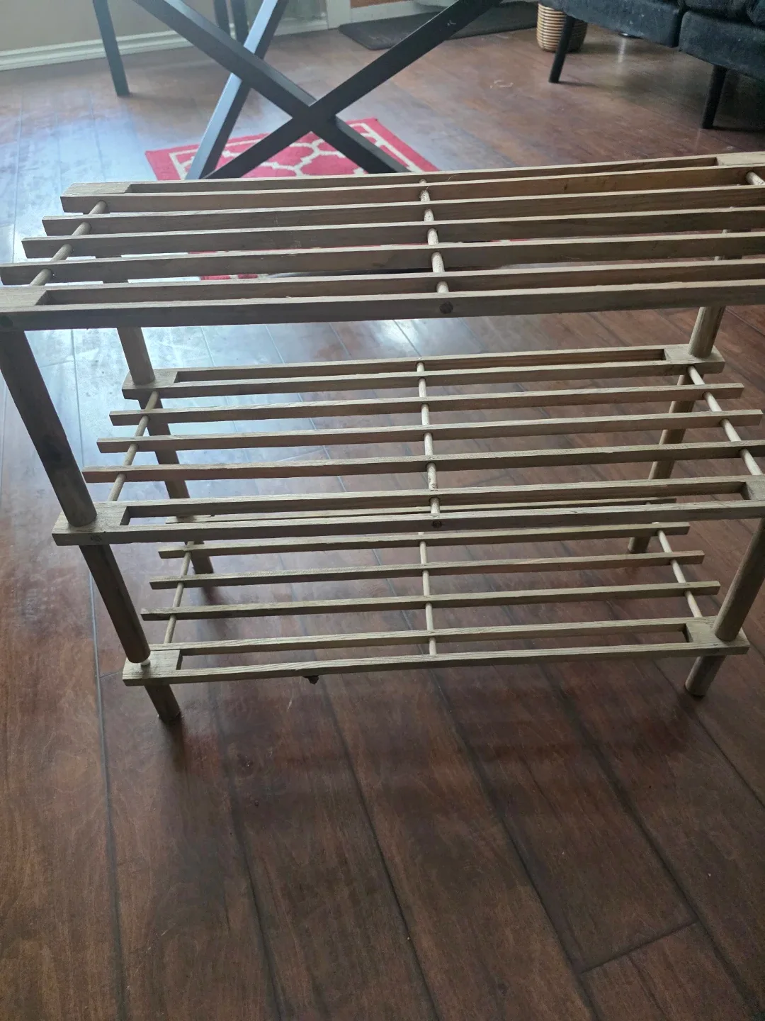Wooden Shoe Rack