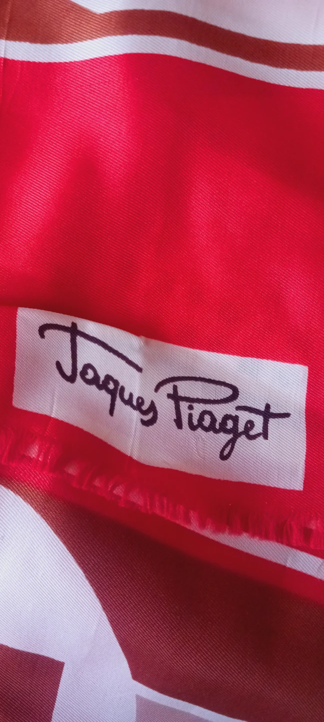 JACQUES  PIAGET French Designer Signed Geometric Scarf - photo 3