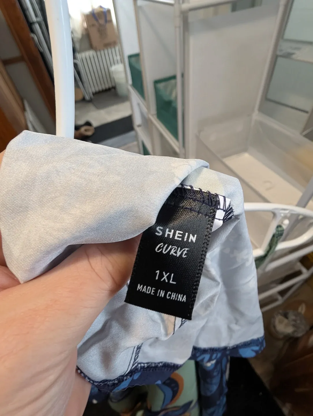 Shein Curve 1XL Maxi Dress - Blue & Green image indicator(3)