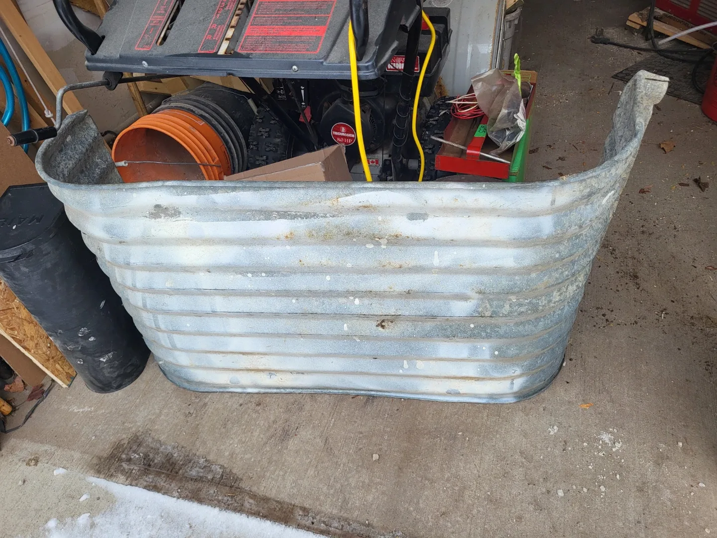 Galvanized Steel Window Well- 43" Long