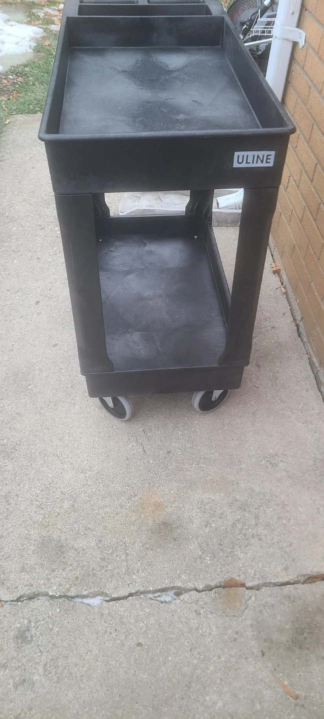 Uline Black Utility Cart - photo 2