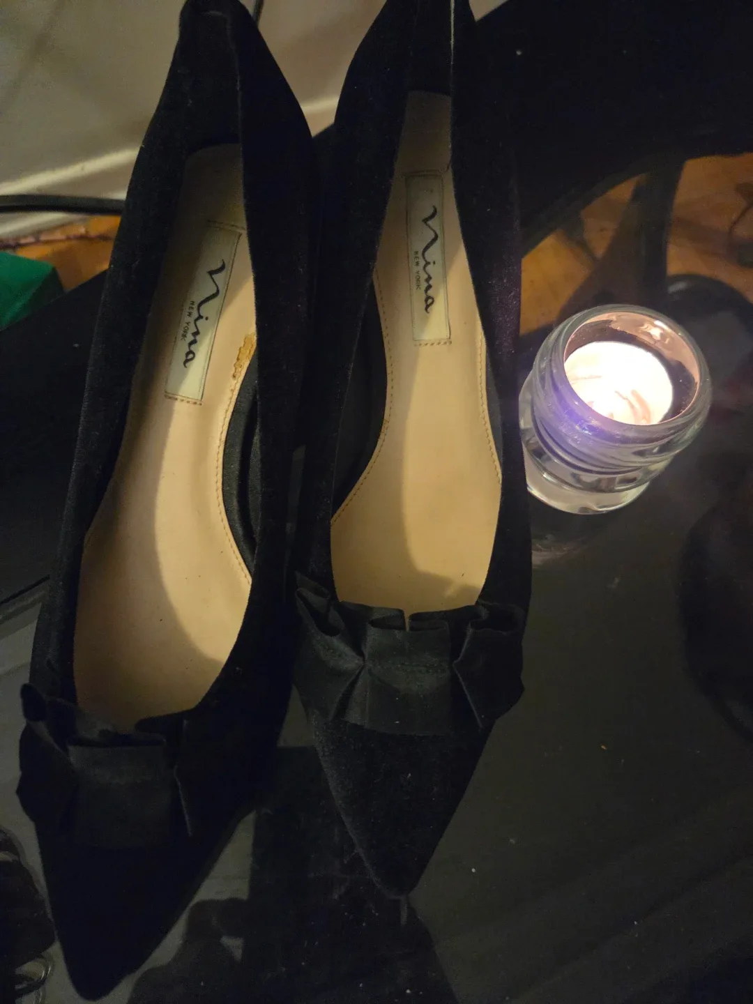 Nina New York Black Heels - Size 10