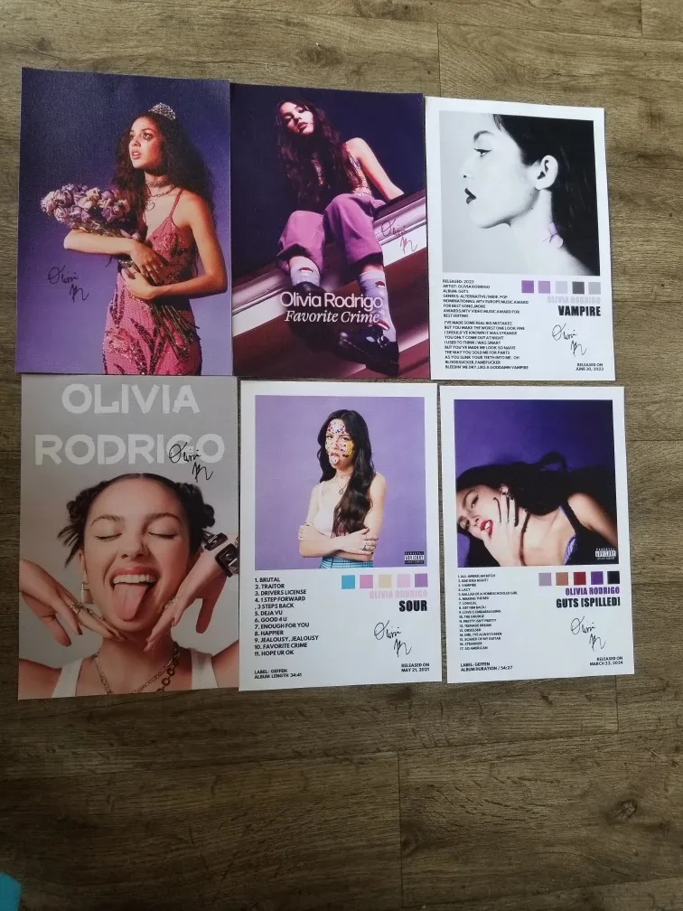Olivia Rodrigo Canvas Poster Set