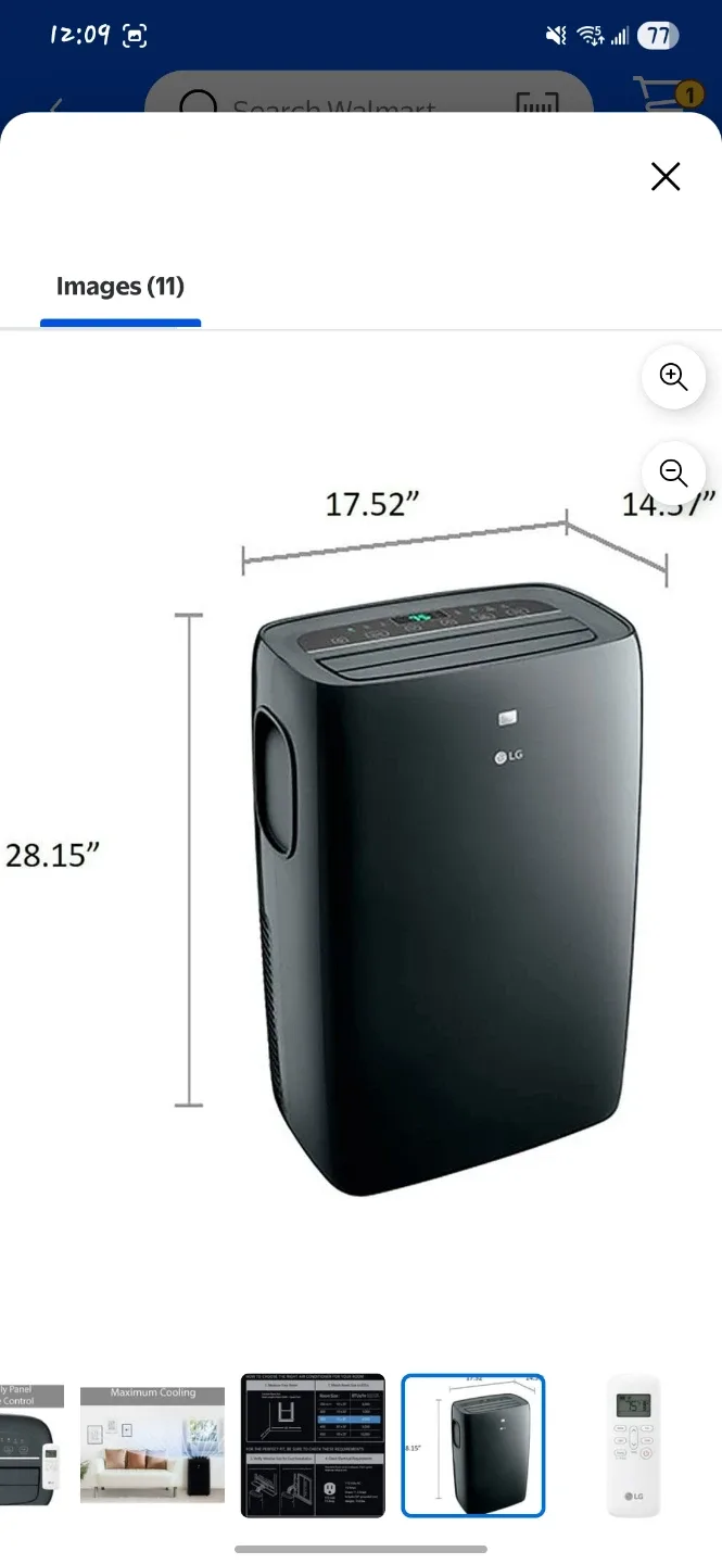 LG LP0821GSSM Portable Air Conditioner image indicator(7)