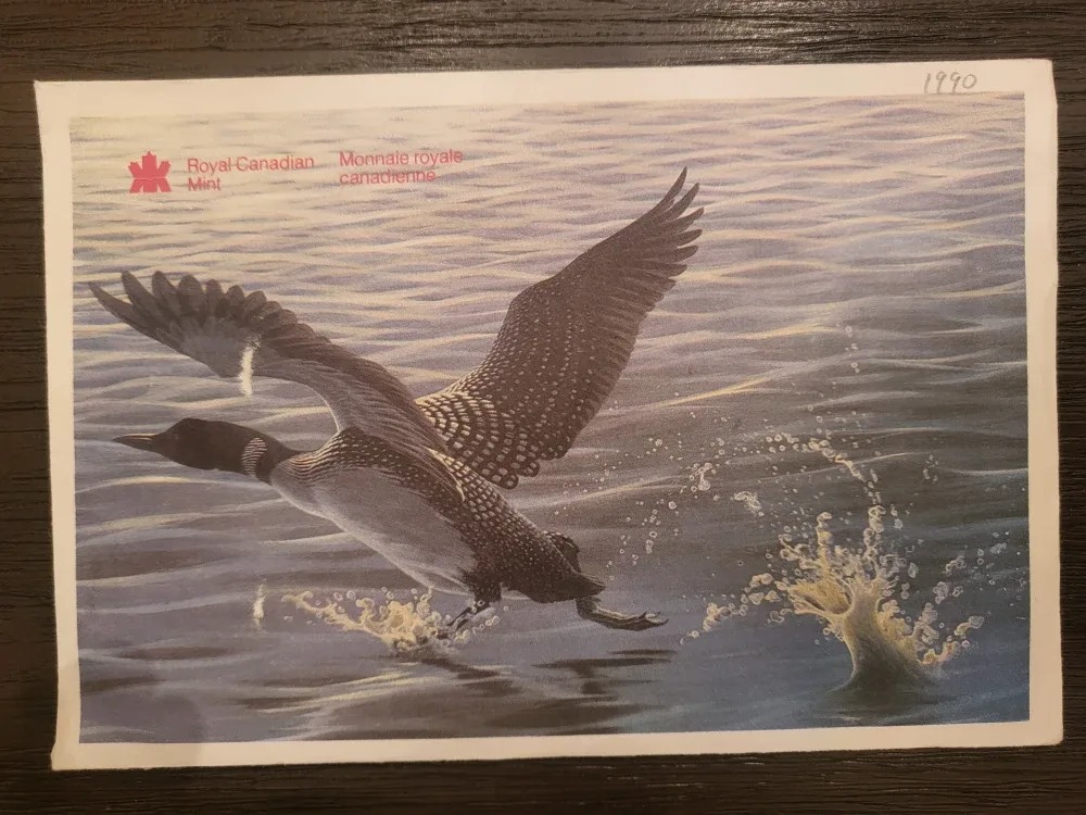 1990 Royal Canadian Mint Uncirculated Coin Set image indicator(2)