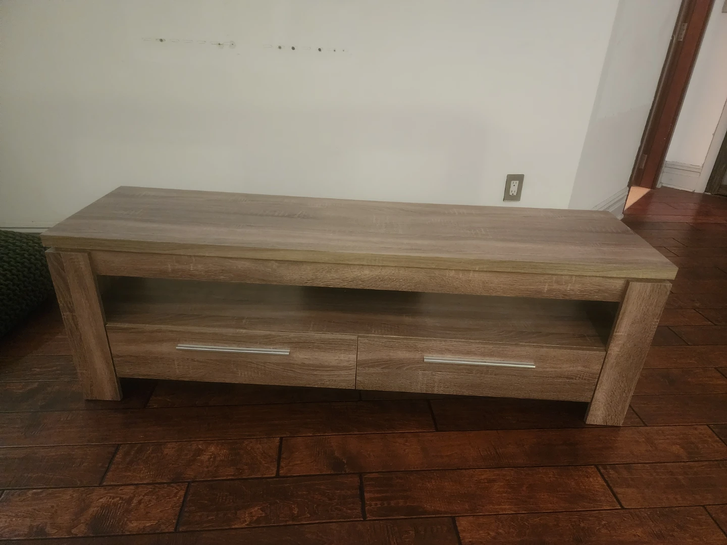 Wood Finish TV Stand/Console