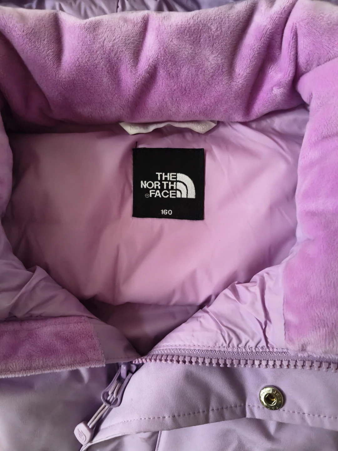 The North Face Purple Puffer Jacket - Size 160 - photo 2