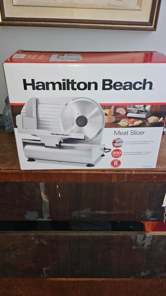 Hamilton Beach Meat Slicer - New in Box!