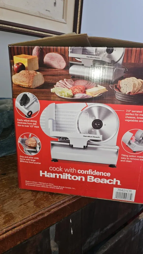 Hamilton Beach Meat Slicer - New in Box! image indicator(2)