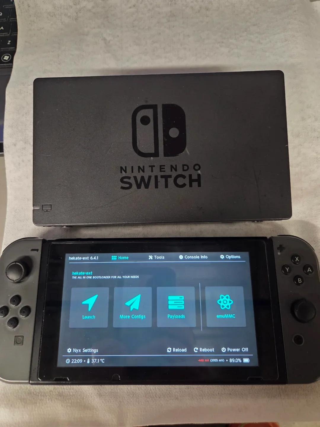 V1 modded nintendo switch hard modded