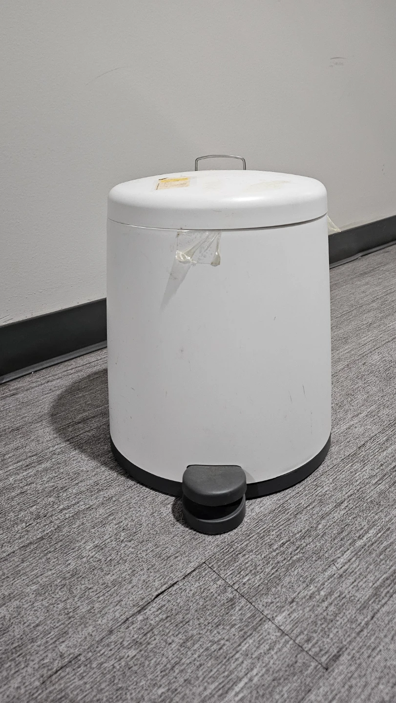 IKEA Snapp Pedal Bin - White