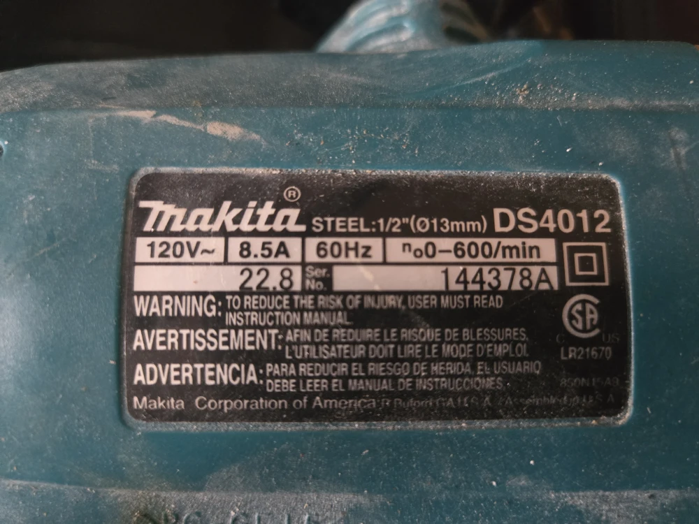 Makita DS4012 Drill - Heavy Duty - photo 4