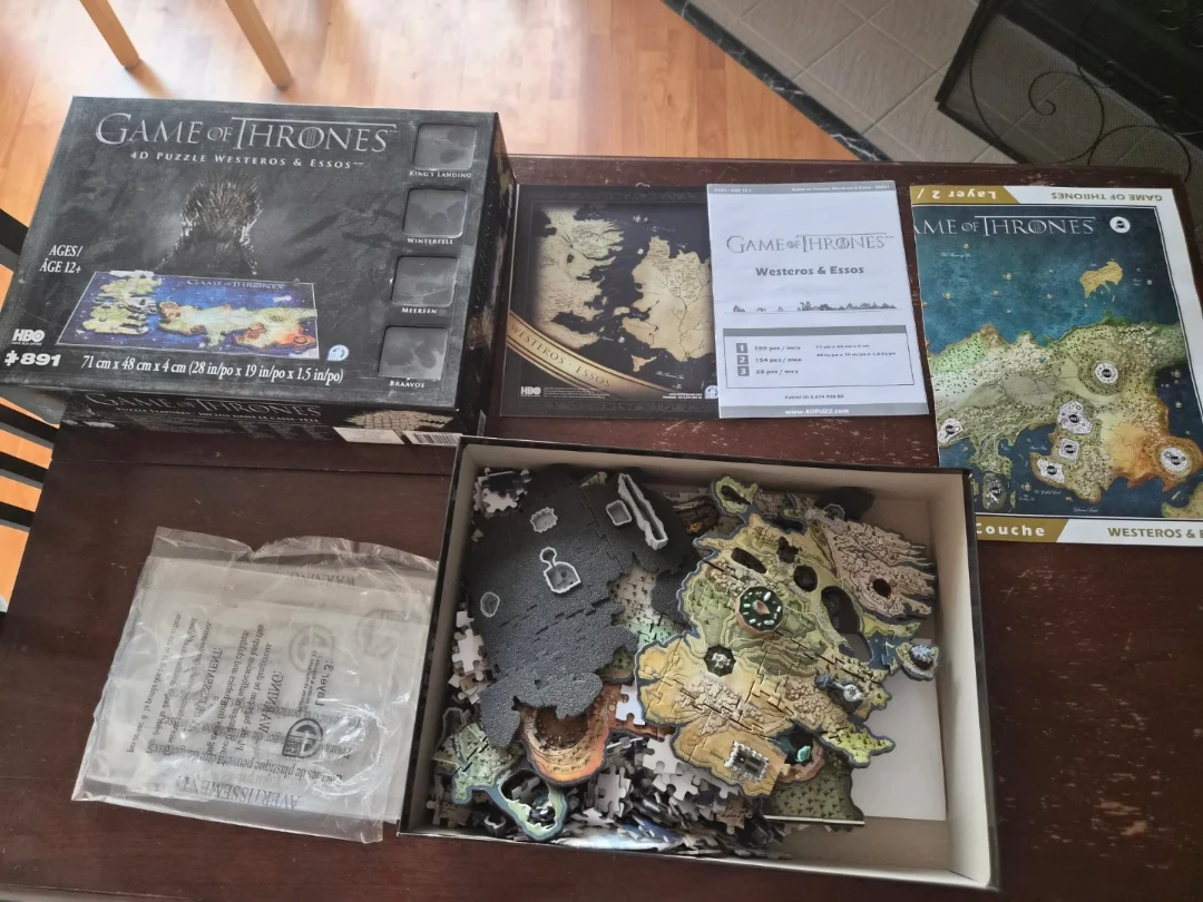 Game of Thrones 4D Puzzle Westeros & Essos - photo 3