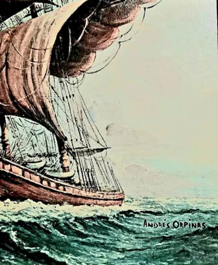 Spanish Caravel Sailing Ship - photo 4