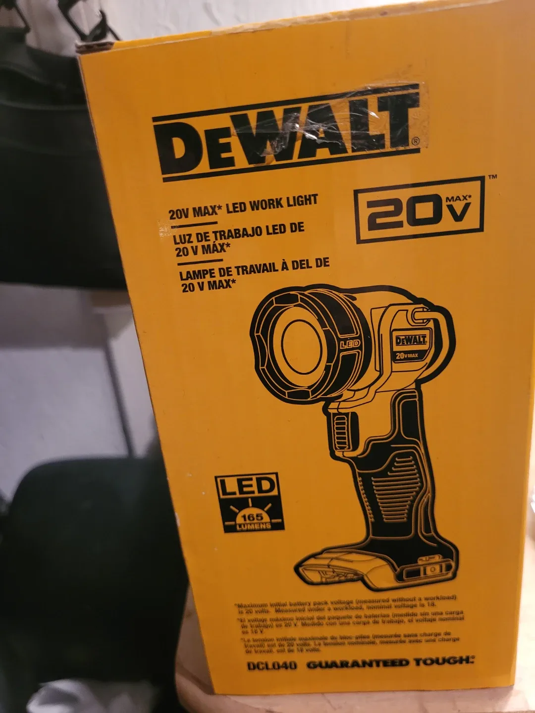 DeWalt 20V MAX* LED Work Light - New!