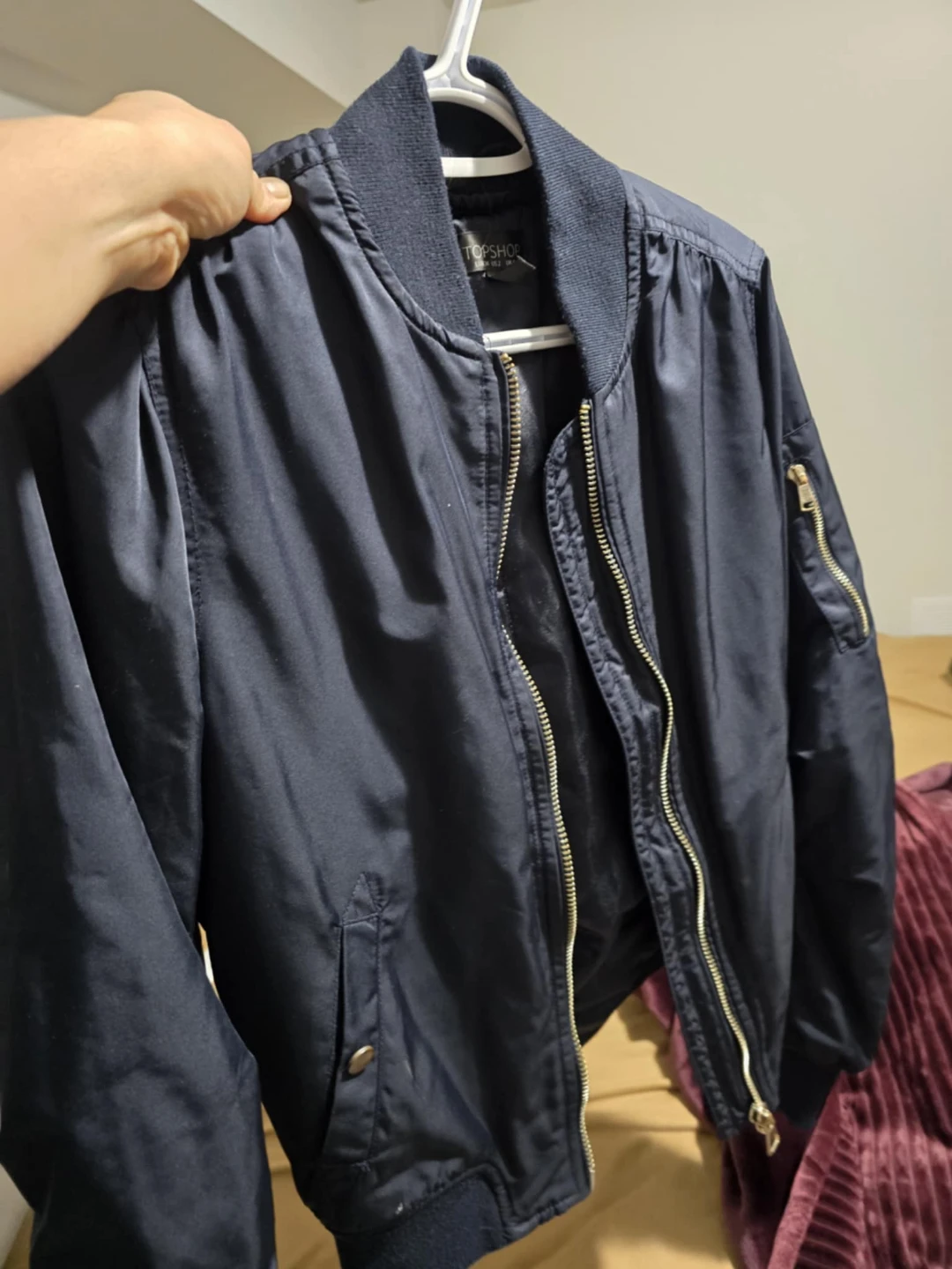 Topshop Bomber Jacket - Size US 2 - photo 3