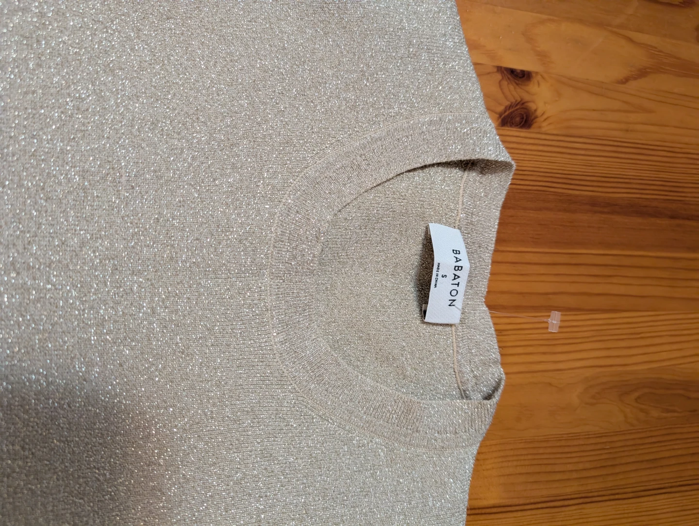 Babaton Gold Knit Top - Size S