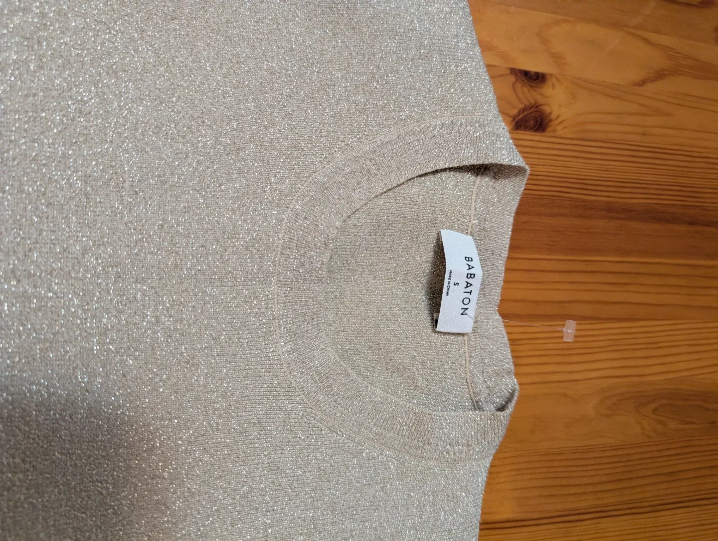 Babaton Gold Knit Top - Size S