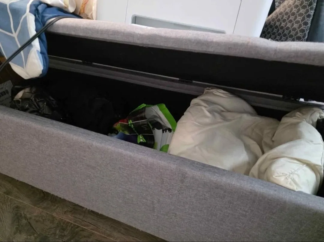 Upholstered Bed Frame with Storage image indicator(2)