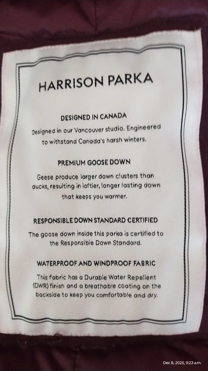 Aritzia Harrison Parka – Warm, Size S – Quick Sale $90 OBO image indicator(5)