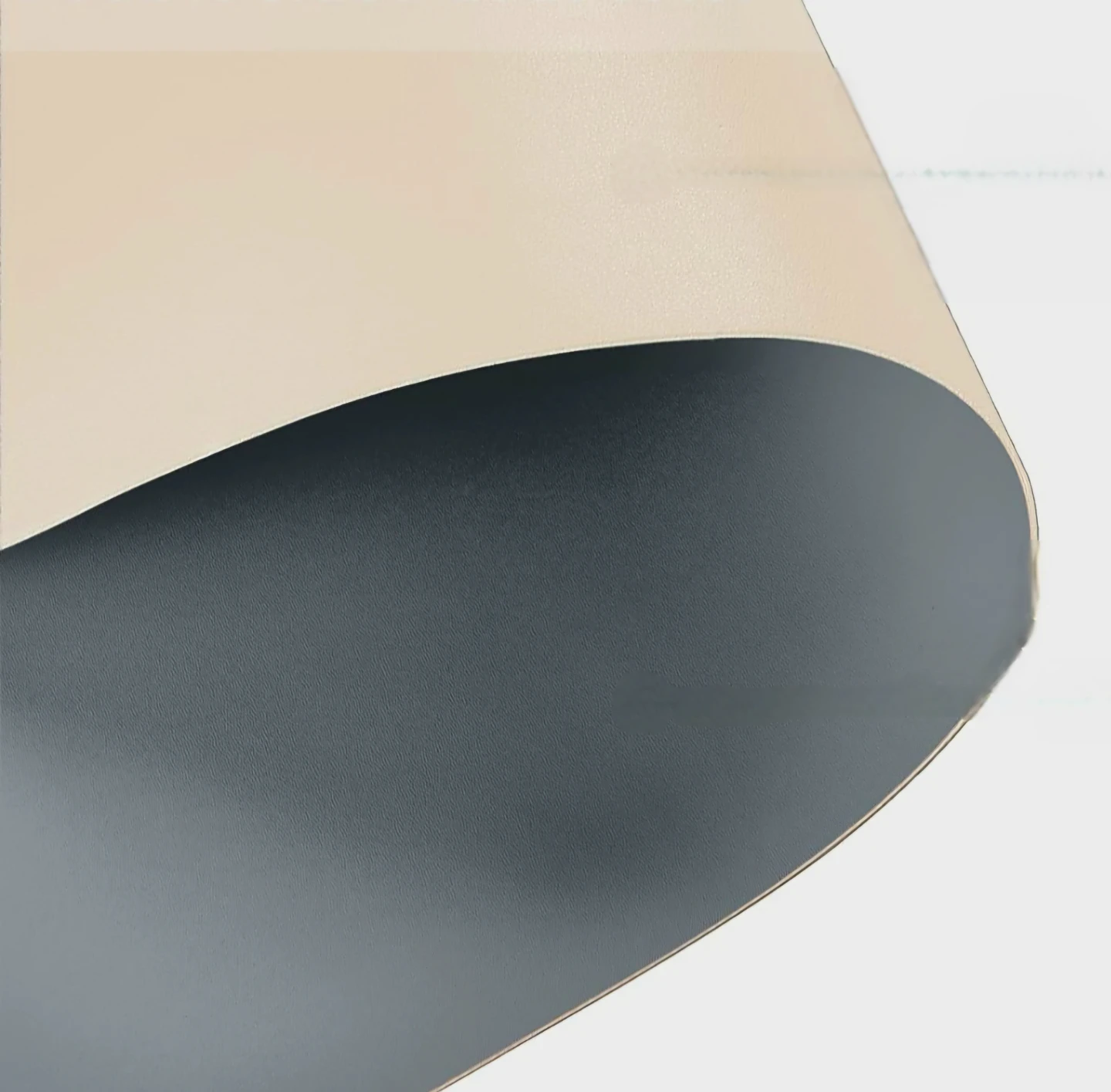 Leather Protector Top Cover, 14"x40" Off White+Light Gray