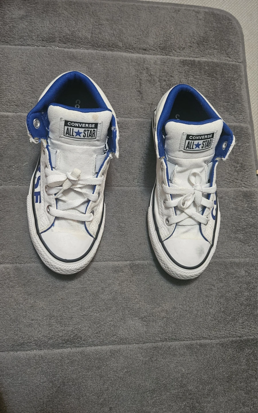 Converse All Star White & Blue Shoes - photo 3