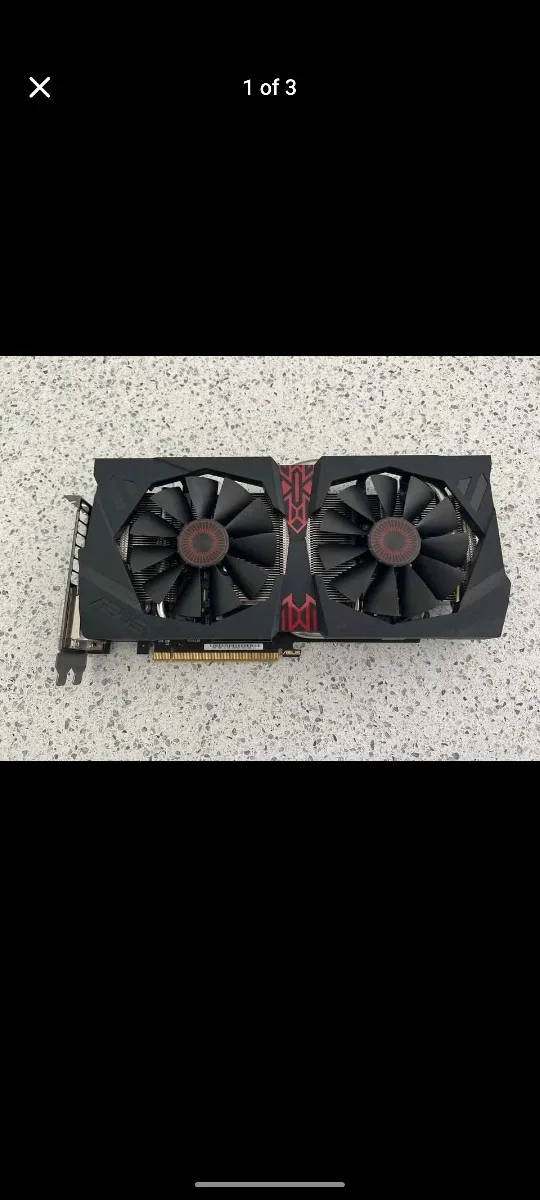 #cleanout AMD R9 380 ASUS DirectCU II Graphics Card
