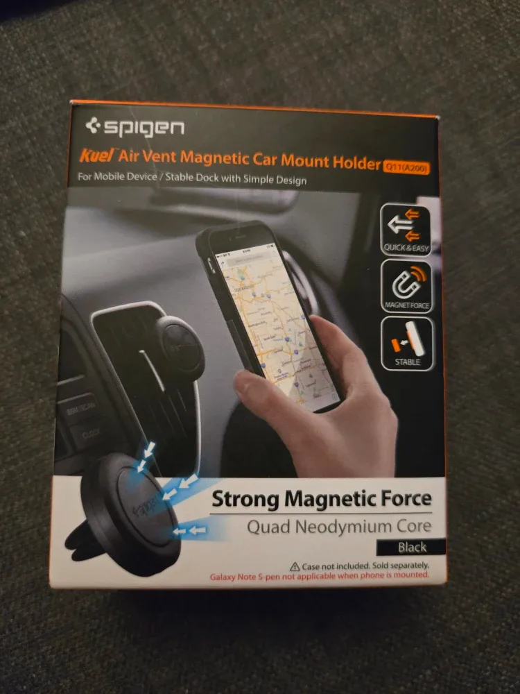 Spigen : Kuel Air Vent Magnetic Car Mount Holder - New