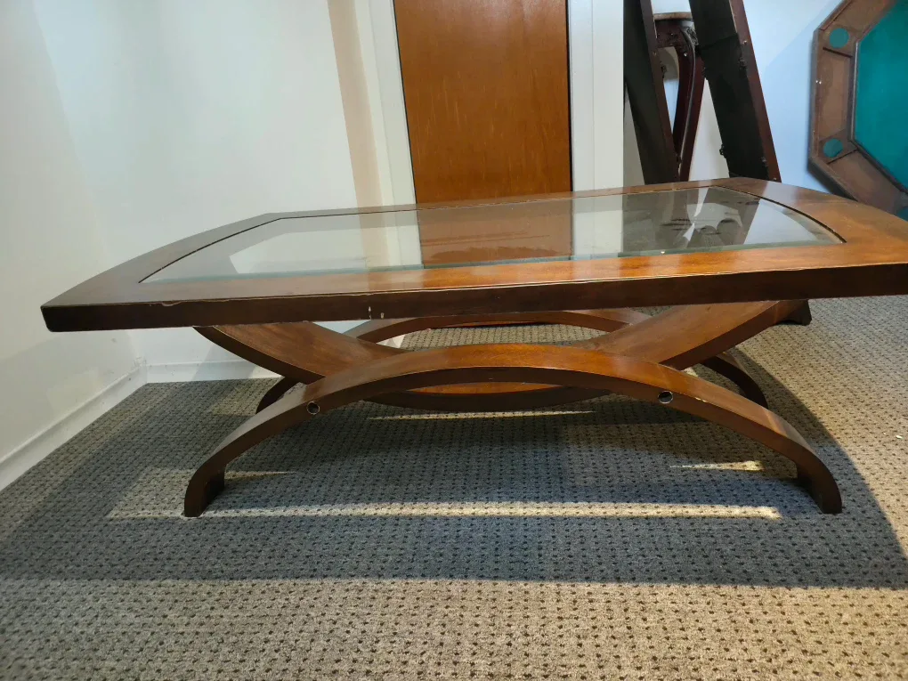 Glass Top Coffee Table