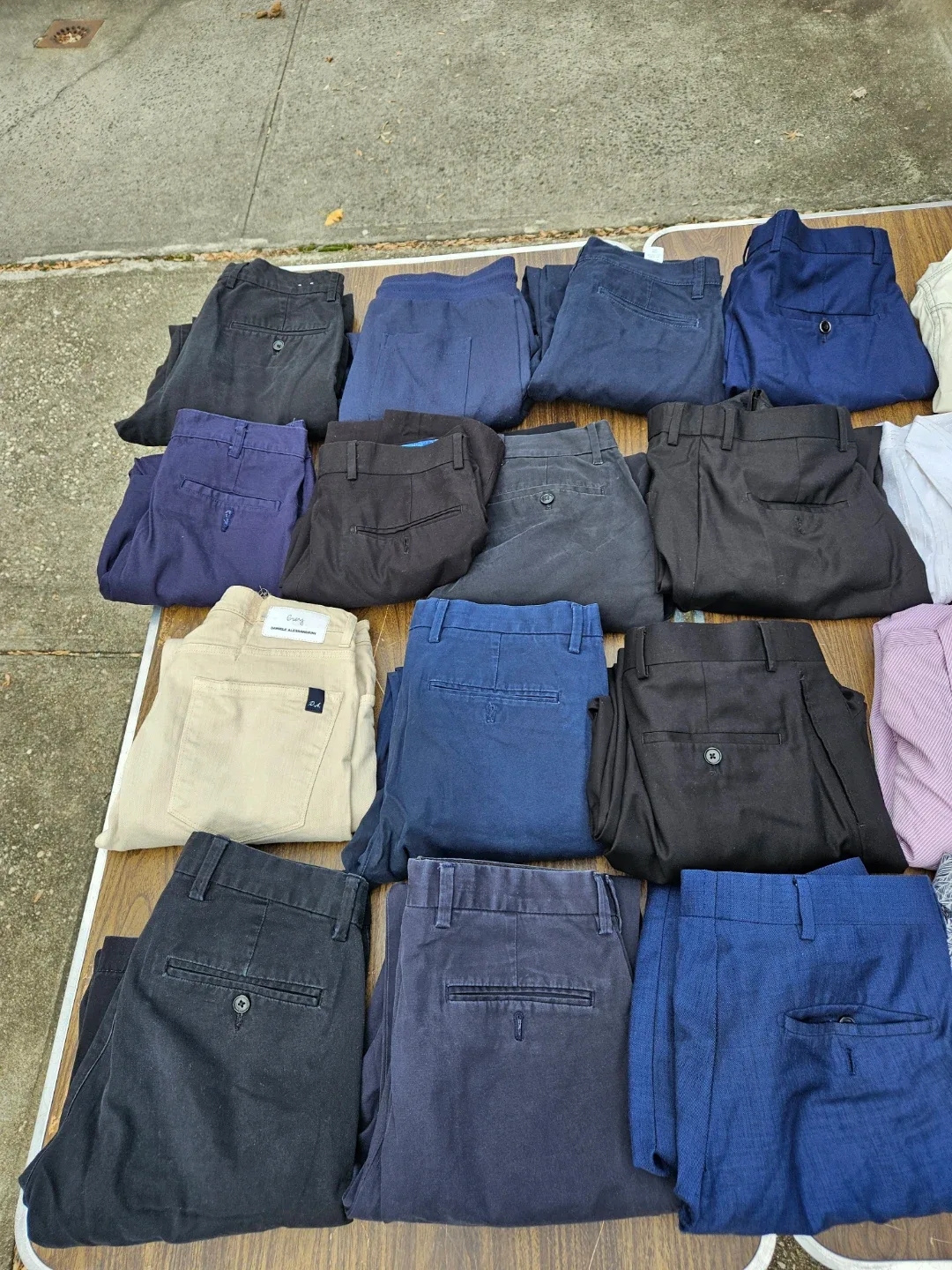 26 pants and shirts size small and 1 suit 2 jackets image indicator(2)
