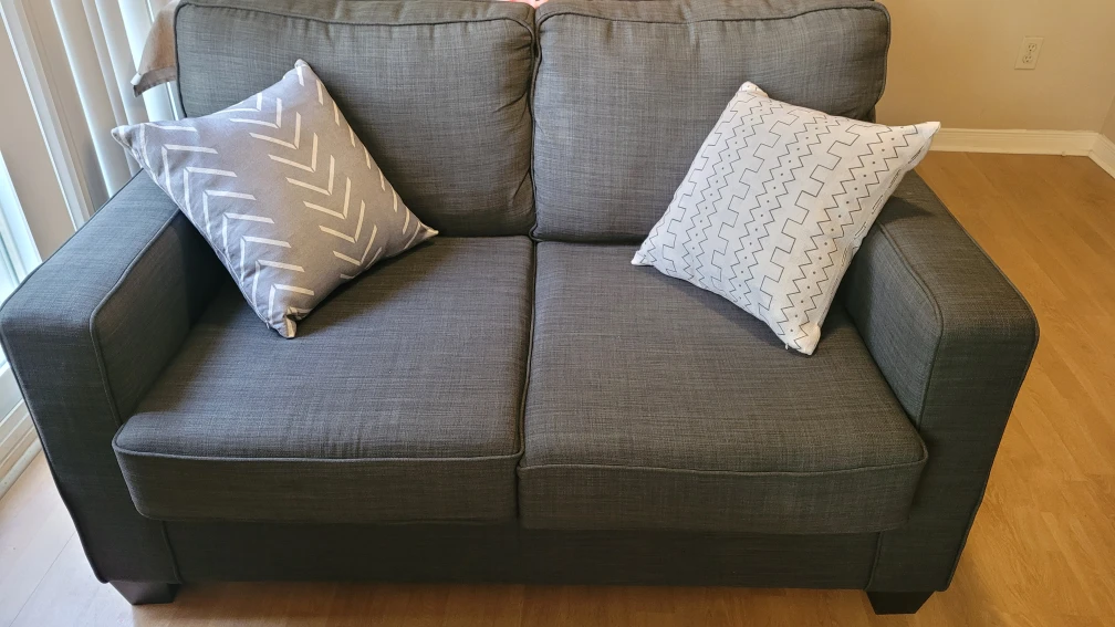 Brick Grey Sofa & Loveseat Set - photo 2