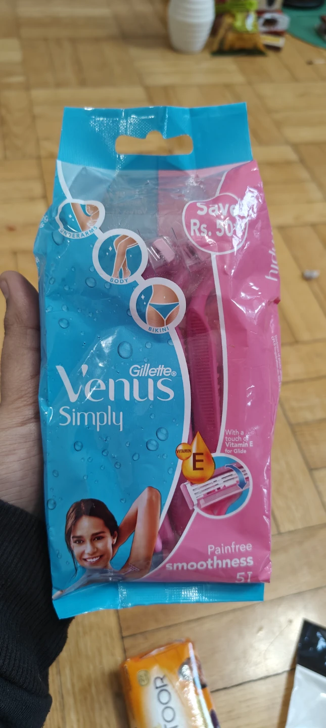 Gillette Venus Simply3 Razors - 5 Pack