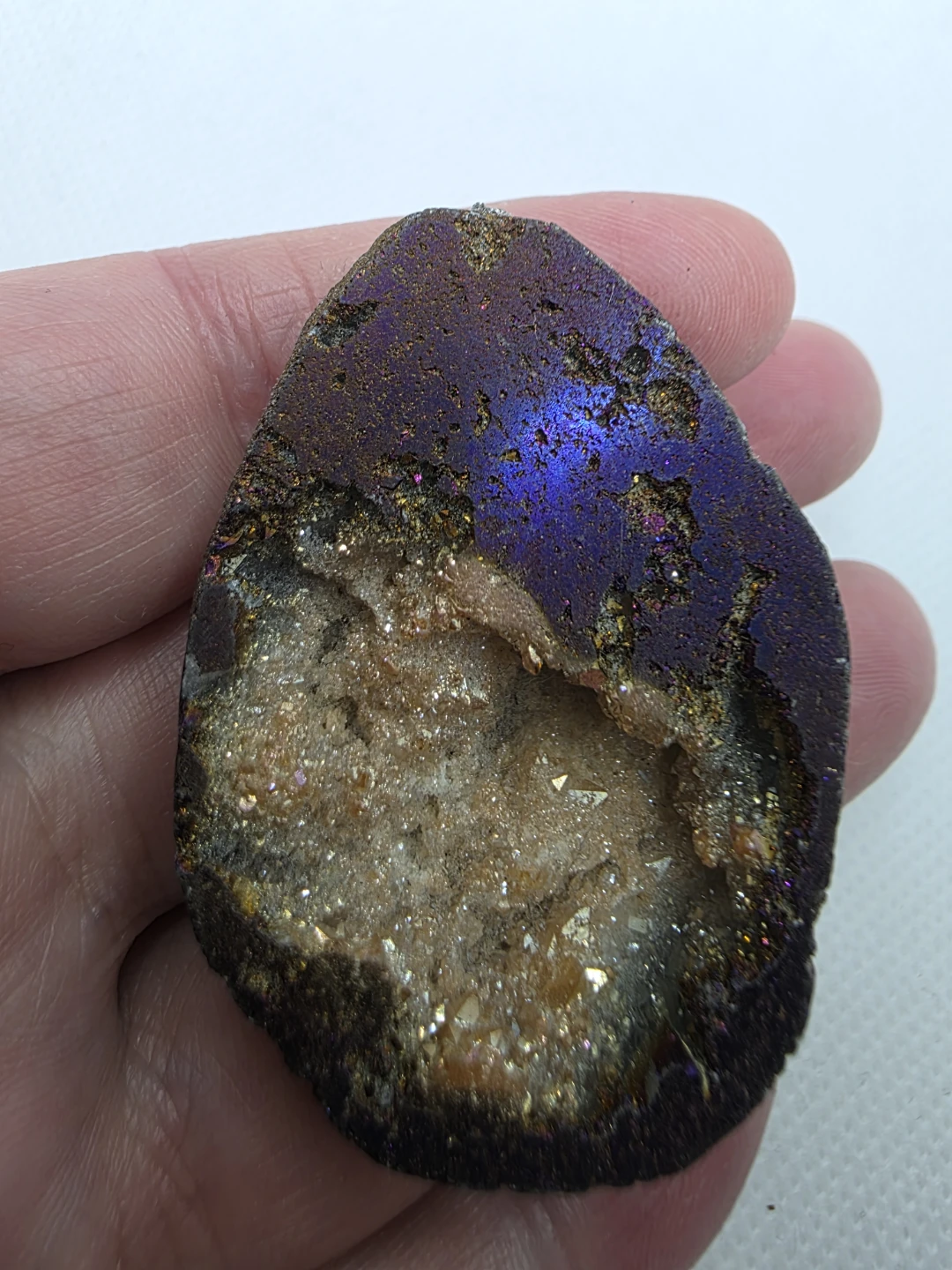 Titanium Aura Druzy Agate - photo 2