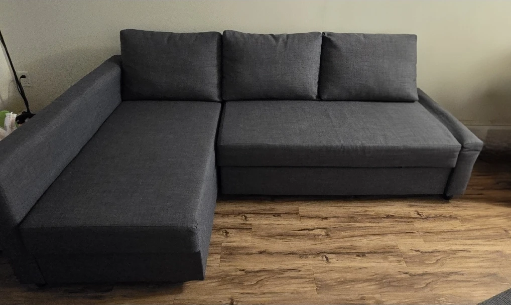IKEA Grey Sectional Sofabed - photo 2