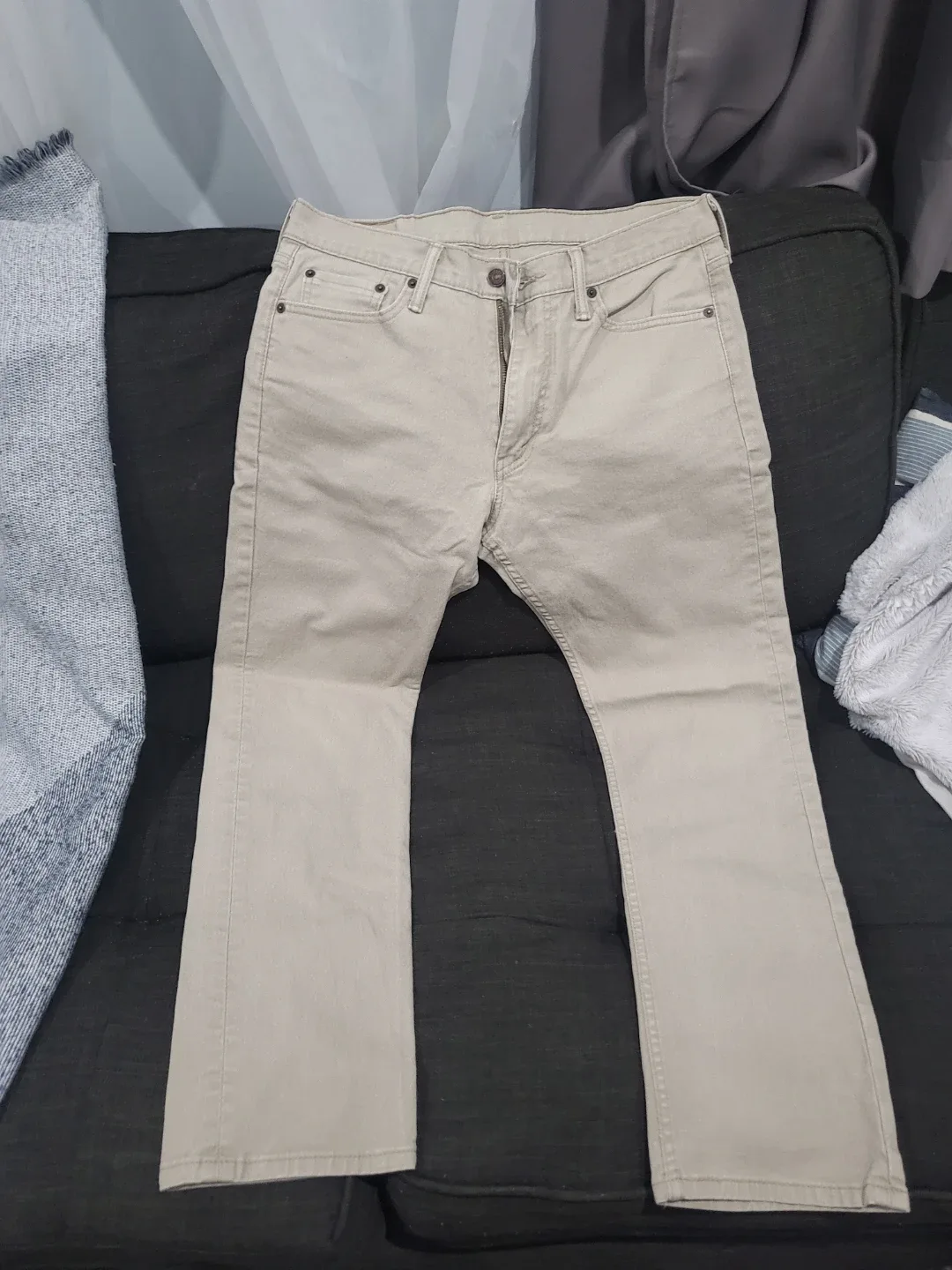 Levi's 513 Jeans, Size 32x30, Beige image indicator(3)