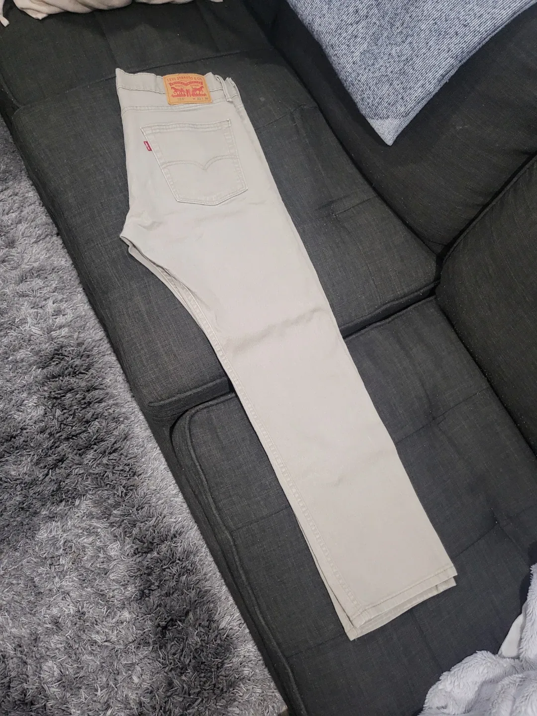 Levi's 513 Jeans, Size 32x30, Beige image indicator(5)
