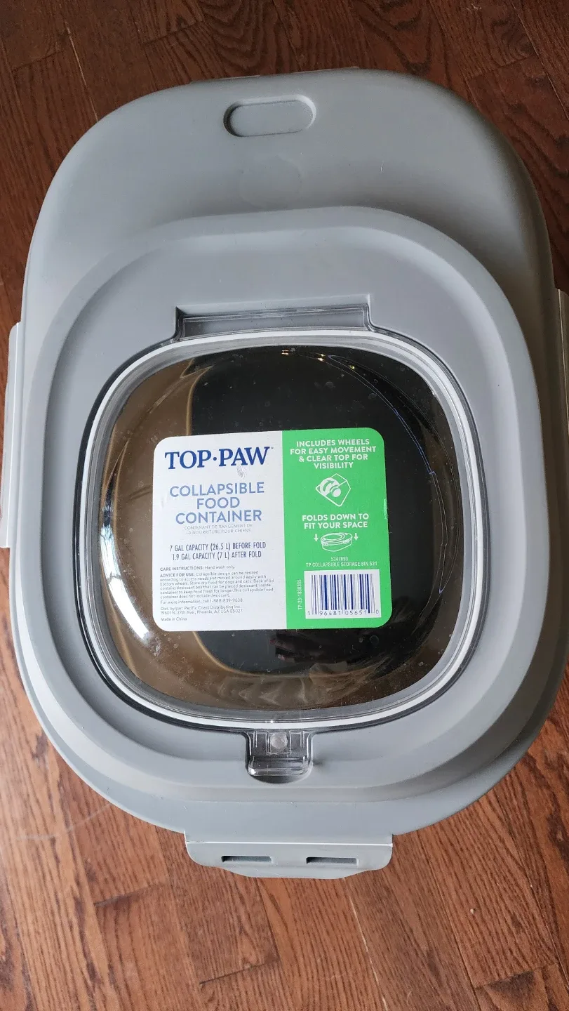 Top Paw Collapsible Food Container - 7 Gal