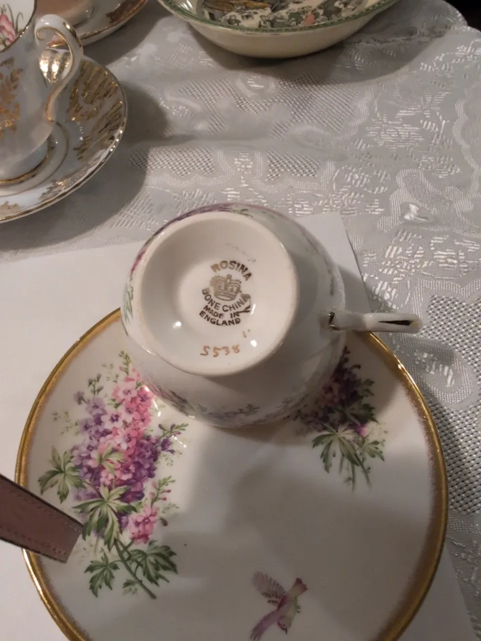 Rosina Bone China Tea Cup & Saucer image indicator(2)