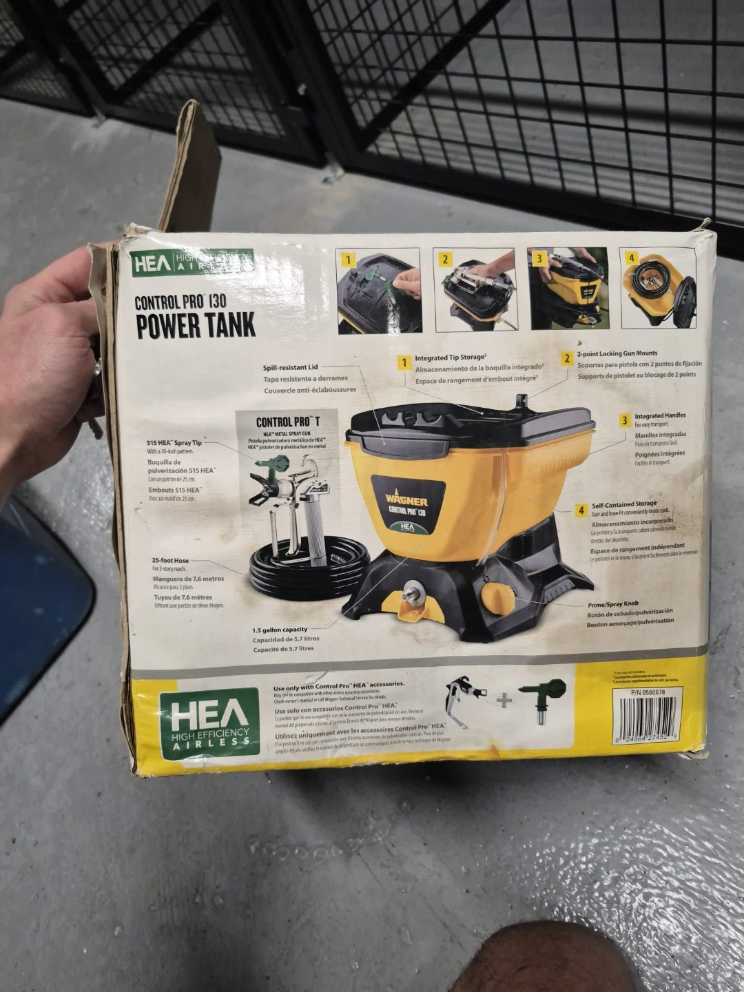 Wagner Control Pro 130 Power Tank Airless Paint Sprayer - photo 2