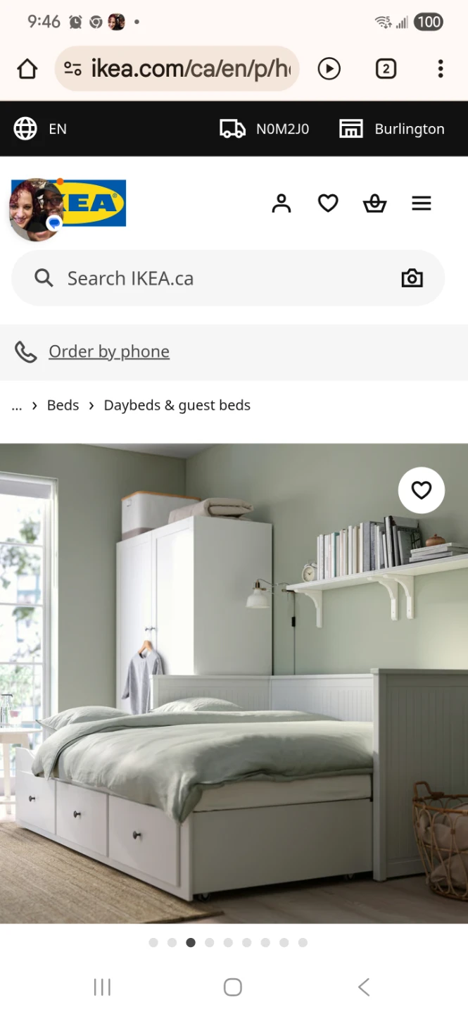 IKEA Hemnes Twin Daybed Frame - White - photo 3