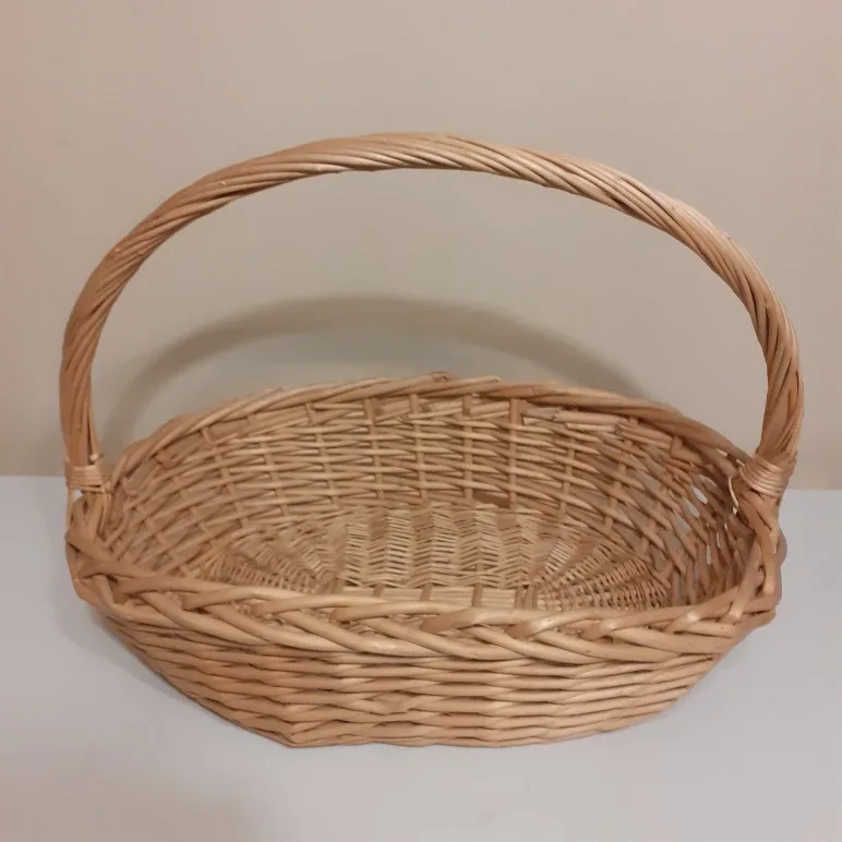 Wicker Basket with Handle