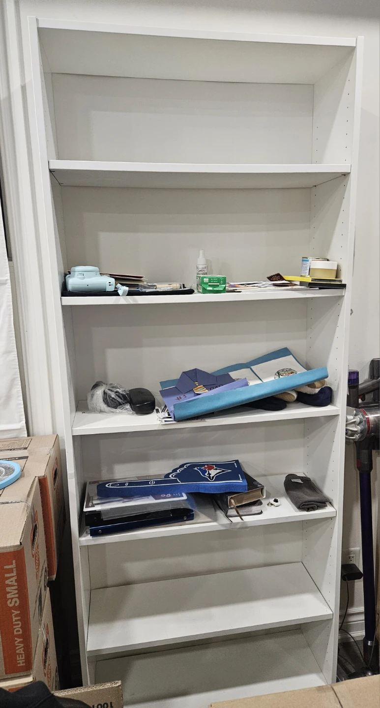Ikea- White Bookcase- 2