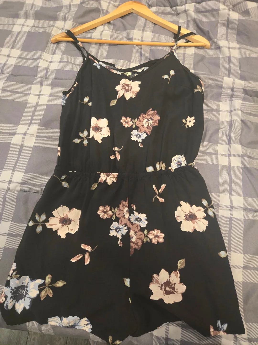 Garage Floral Romper - Size Small