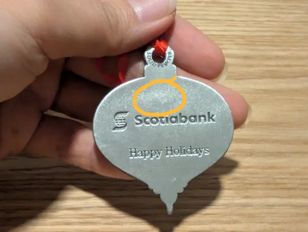 NEW: Scotiabank Happy Holidays Ornament #Cleanout image indicator(2)