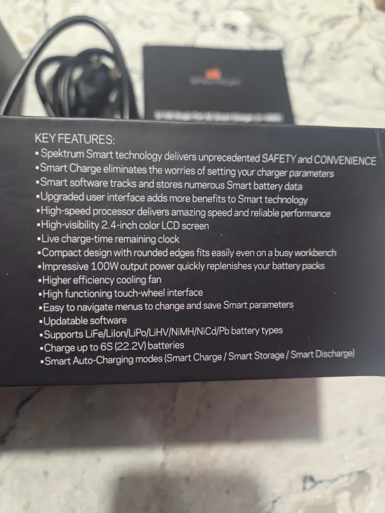 Spektrum S1100 Smart Charger - Like New! image indicator(2)